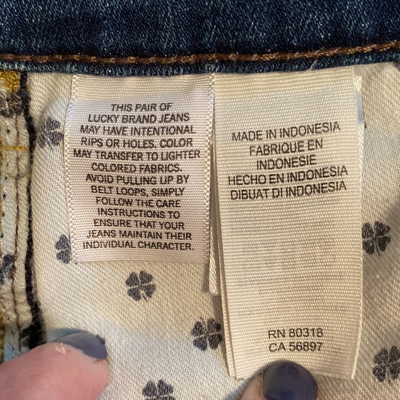 Lucky Brand Hayden Crop Skinny raw hem Medium wash Size 29 - Picture 10 of 16